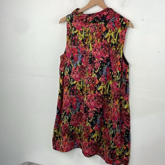 Lane Bryant Floral Print Sleeveless Tunic/Blouse Size 20 - Picture 9 of 14